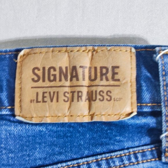 Signature by Levi Strauss jeans men's size W29/L30 (28) denim blue Regular Taper - Picture 5 of 15